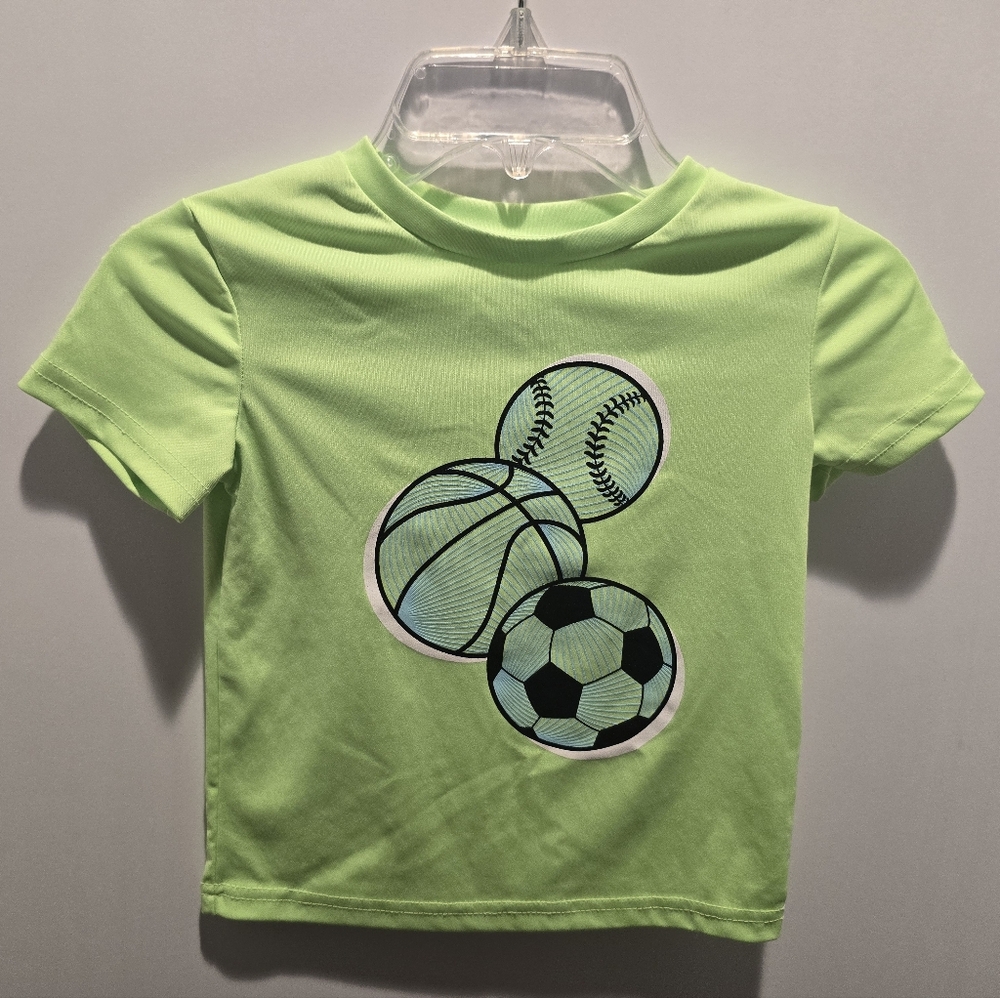 Jumping Beans Lime Sports Graphic Tee